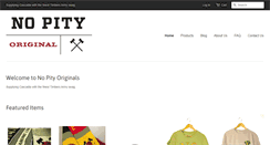 Desktop Screenshot of nopityoriginals.com